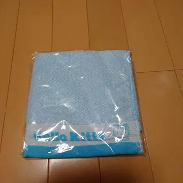 [기간 한정 판매] 헬로키티 대형 핸드 타월 스카이블루 100% 코튼