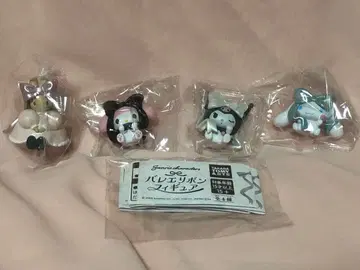 [ 새상품 ] 산리오 발레 리본 피규어 풀 컴플리트 전 4종 세트