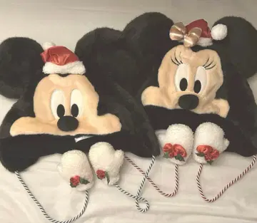 디즈니 팬캡 크리스마스 미키 미니 산타 모자 2개 세트