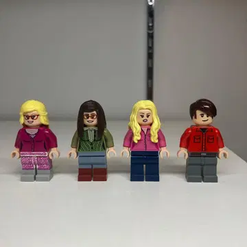 레고 빅뱅 띠어리 미니 피규어 4체 세트