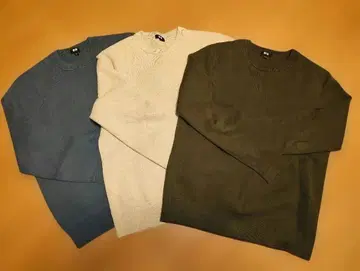 유니클로 워셔블 니트 L 3개 세트