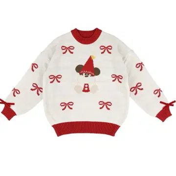 디즈니 크리스마스 릴린린 스웨터