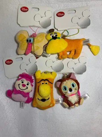 레어 이상한 나라의 앨리스 플러시 키체인 크로케 다이나 도어 손잡이