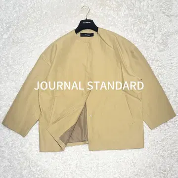 새상품급 JOURNAL STANDARD 그로그랭 노카라 코트 정가 2.4