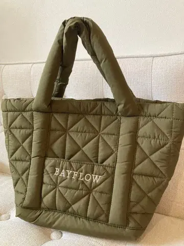 BAYFLOW 퀼팅 토트백