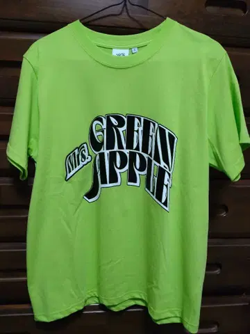 Mrs. GREEN APPLE 형광 그린 T셔츠 S