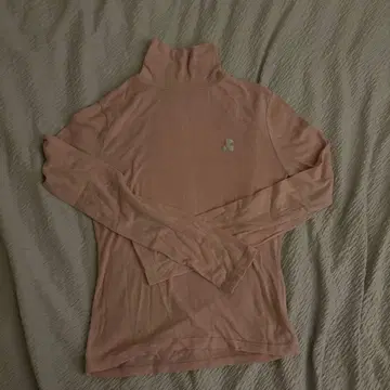 RR HIGH NECK LONG SLEEVE TOP_PINK