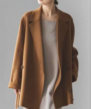 [택 포함 새상품] noble Sper 160s 체스터 미들 코트 36