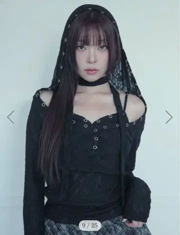 bubbles 후드 레이스 상의