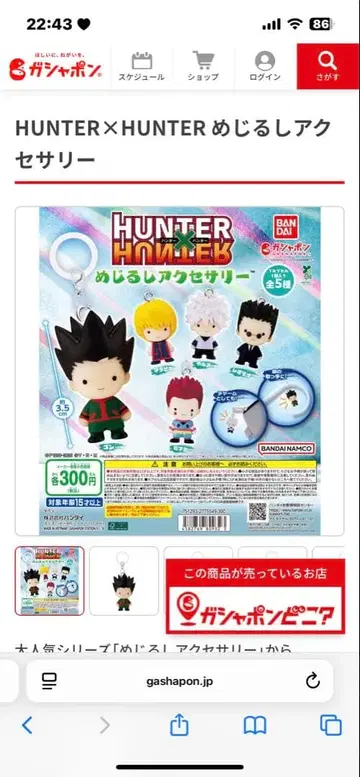 HUNTERXHUNTER 메지루시 액세서리 크라피카 레오리오