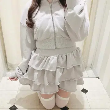 evelyn 티어드 리본 셋업