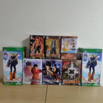 원피스 피규어 묶음 판매 8세트 조로 루피