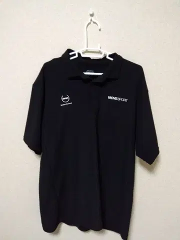 MOVESPORT 블랙 피케 셔츠