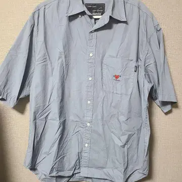 MARK GONZALES 반팔 셔츠 M 사이즈 라이트 블루