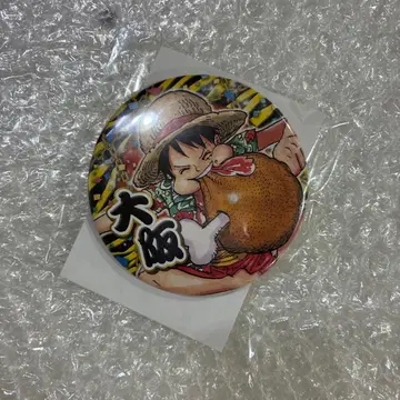 몽키 D 루피 캔뱃지 원피스 기획전 오사카 회장 한정판