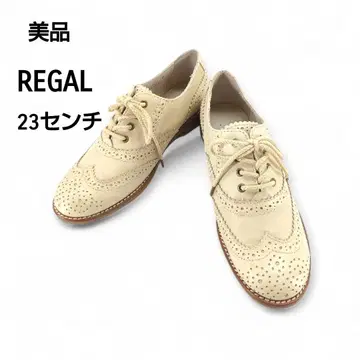 [ 새상품급 ] REGAL/리갈 윙팁 가죽 화이트