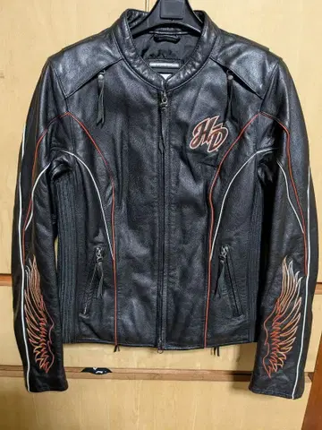 할리데이비슨 천연 가죽 라이더 자켓