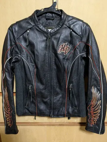 할리데이비슨 천연 가죽 라이더 자켓