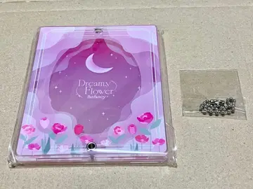 AGF 후쿠야 포토카드 아크릴 프레임 드림 플라워 핑크