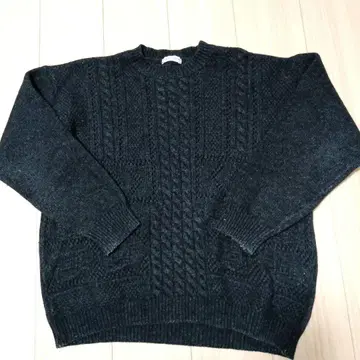 Casa di Sarah 다크 그레이 케이블 니트 1070번