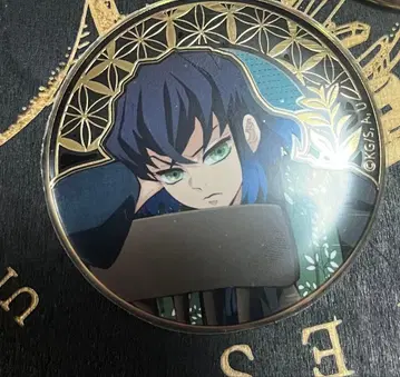 귀멸의 칼날 AGF 메탈 캔뱃지 하시비라 이노스케