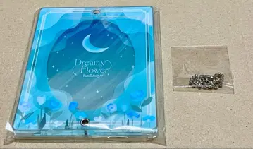 AGF 후쿠야 포토카드 아크릴 프레임 드리미 플라워 라이트 블루