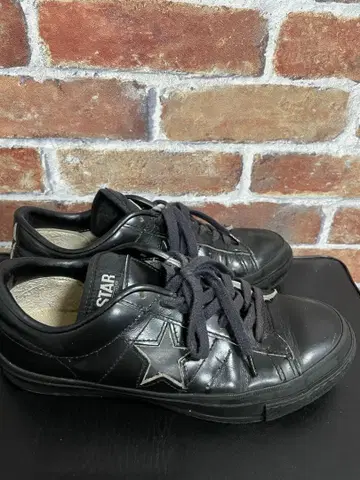 컨버스 블랙 x 블랙 와스타 24cm 블랙 일본제