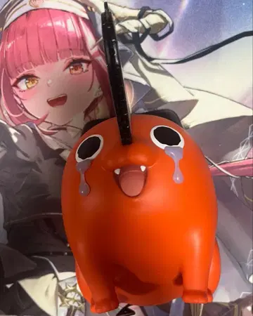 체인소 맨 피규어 포치타는 울면서 나를 기다리고 있었다