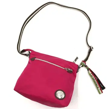 Orobianco 오로비안코 숄더백 핑크 나일론 x 가죽