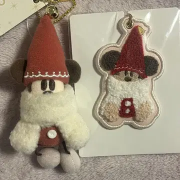 2 새상품 릴린린 2세트 봉제 인형 참 키체인 빨간색