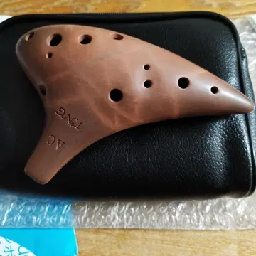 AC 12홀 오카리나 브라운 빨간색 흙 보라색 모래 TNG 하자품