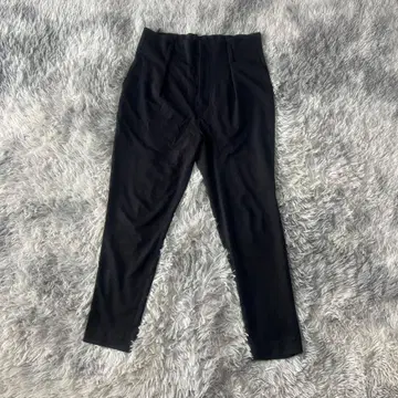 PINKY&DIANNE 슬랙스 테이퍼드 팬츠 [ 38 ] 블랙 하이웨스트