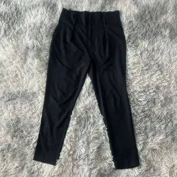 PINKY&DIANNE 슬랙스 테이퍼드 팬츠 [ 38 ] 블랙 하이웨스트