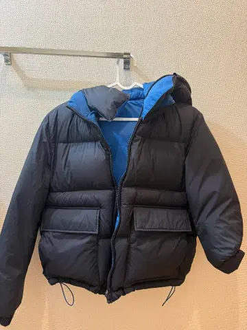 UNIQLO x JWANDERSON 리버서블 다운 자켓 네이비 블루