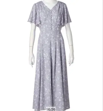 아푸와이저 리셰 전개 플레어 슬리브 원피스 S