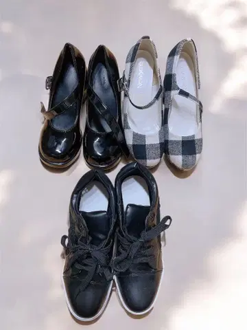 여성 신발 3켤레 세트