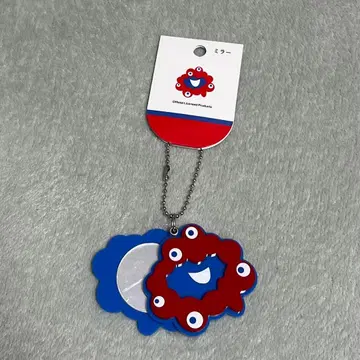 [회장 한정판] 미야쿠미야쿠 슬라이드식 거울 키링 오사카 만박 2025