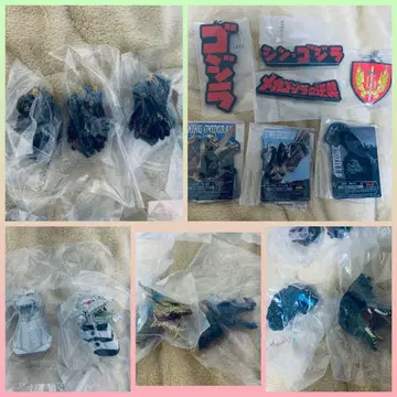 제일복권 고질라 몬스터 헤드 마그넷 세트