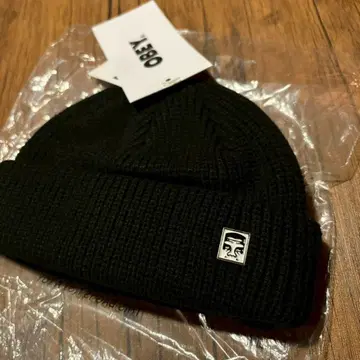 OBEY 오베이 얕은 니트 모자 비니 핀즈