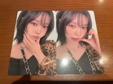 aespa 2025 LIVE 6000엔 특전 트레이딩 카드 윈터 2종