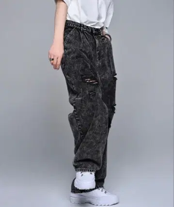 ADRER vintage make wide tapered denim M