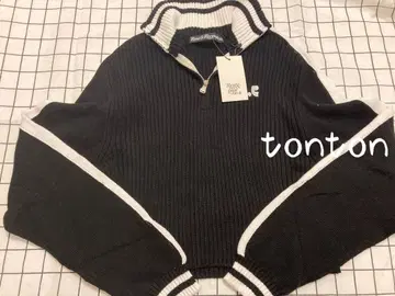 Rest&recreation 리브 하이넥 스웨터 블랙