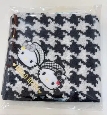 헬로키티 흑백 걸리시 쌍둥이 코디 핸드 타월
