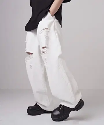 ADRER vintage make wide tapered denim M