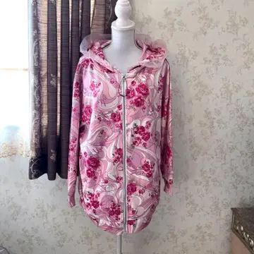 MA*RS y2k 완판템 기하학 장미 무늬 후드티