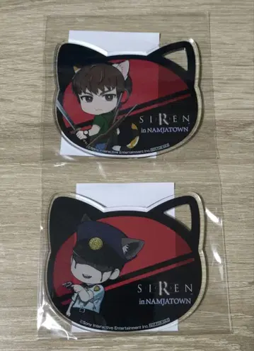 SIREN 난자타운 콜라보 아크릴 코스터 세트