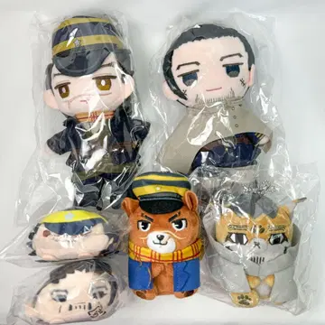 골든 카무이 스기모토 오가타 봉제 인형 세트