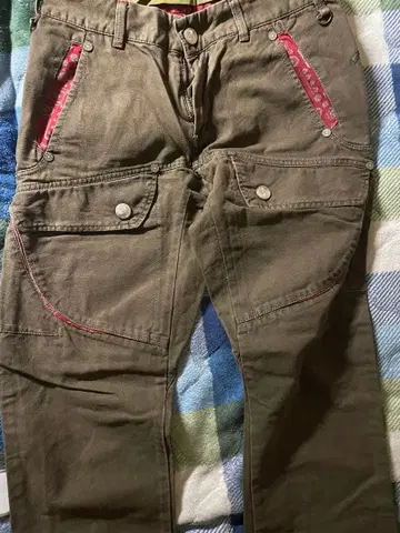 올리브 그린 카고 팬츠 EDWIN