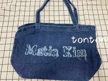 Matin Kim 데님 토트백