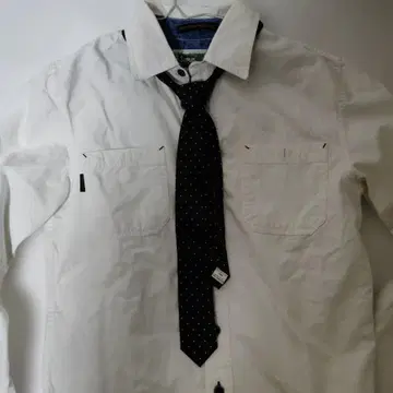 PLUS ONE 도트 무늬 넥타이